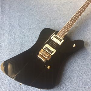 Buy cheap High quality custom electric guitar, rosewood fingerboard, black electric guitar,Tremolo system from wholesalers