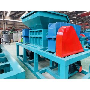 Buy cheap 15-24RPM Speed Double Shaft Shredder for Recycling of Waste Plastic and Wood Pallets from wholesalers