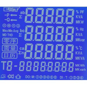 Buy cheap Power Meter STN Lcd Segment Display Black And White from wholesalers
