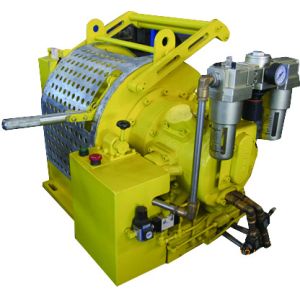 Pneumatic Motor Powered Manriding Winch with Planetary Deceleration Mechanism