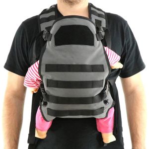 Polyester Material Tactical Baby Carrier Backpack Style For Travelling