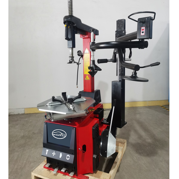 Quality Pneumatic Automotive Tire Changer With Right Arm Assist System Fitting Car Tyre Changer Machine Automatic Positioning Function Car Tyre Changer Free Lifting Positioning Tire Fitting Machine for sale