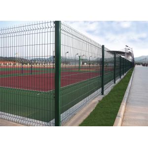 Wire Mesh Fence Panels Coated Blue and Dark Green With Powder Coated 2230mm x
