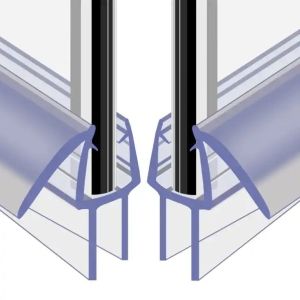 Buy cheap Adjustable Length Glass Shower Door Seal Strip for 6mm / 8mm / 10mm / 12mm Thickness from wholesalers