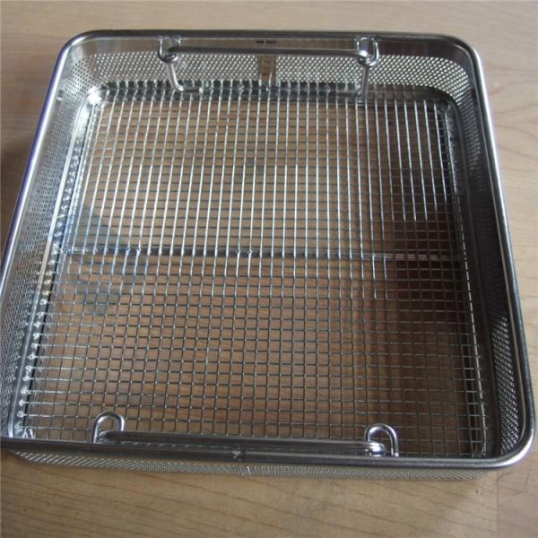 Disinfection Wire Mesh Basket Environmental Protection For Medical Units