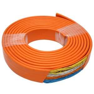 Flat Flexible Traveling Elevator Cable 18G0.75 with flame resistance with CE
