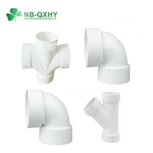 QX PVC Drainage Pipe Fittings with ASTM D2665 Standard Compatibility
