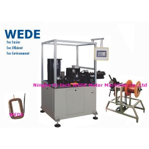 China Auto Paper Inserting Coil Winding Machine By Flat Wire PLC Control Mode on sale China Auto Paper Inserting Coil Winding Machine By Flat Wire PLC Control Mode on sale