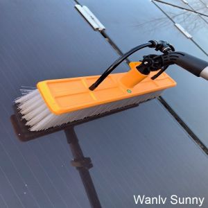 Customized Solar Panel Cleaning Brush with 55 Cm Width and 3.6 M Adjustable