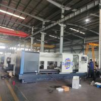 Buy cheap CNC Pipe Threading Lathe QK1332 320mm Max Threading Diameter product
