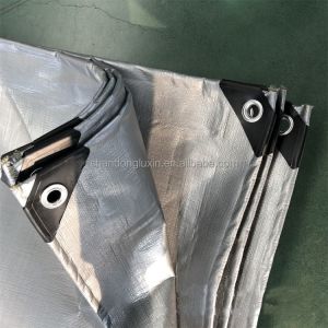 Waterproof Stripe Style PE Tarpaulin Industrial Multi Purpose Moisture Proof