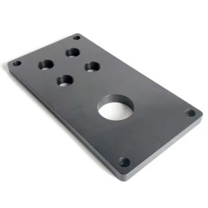Buy cheap Aluminum Sealing Plate Black Anodized Custom CNC Machined from wholesalers