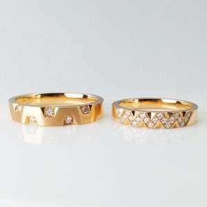 Buy cheap Intense 18k Rose Gold Custom Made Diamond Engagement Rings product