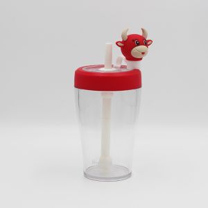 Buy cheap Leak Proof BPA Free Kids Plastic Water Bottle With Straw Creative Design from wholesalers