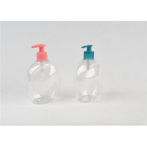 500Ml Liquid Soap Container Transparent Bottle Body Screen Printing Surface