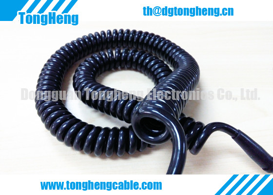 Quality Self Retracting PUR sheathed Data Connection Cable for sale