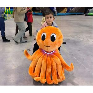 Buy cheap Hansel amusement kids electronic motorized plush riding animals from wholesalers