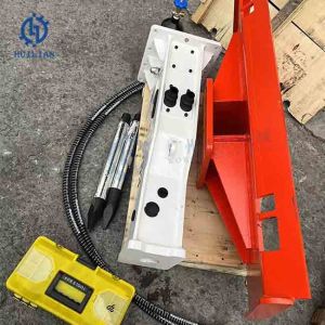 Customized Loader Attachment Silenced Hammer with Chisel 53mm Hydraulic Skid