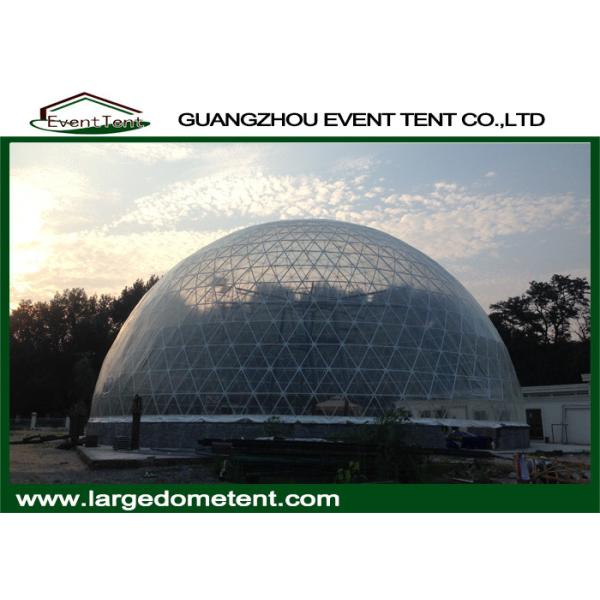 Buy cheap 20m Diameters Round Geodesic Dome Tents With Clear PVC Fabric from wholesalers