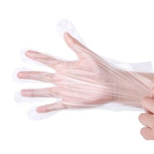 China Transparent Disposable Food Safe Gloves Customized Thickness And Exclusive Customization on sale