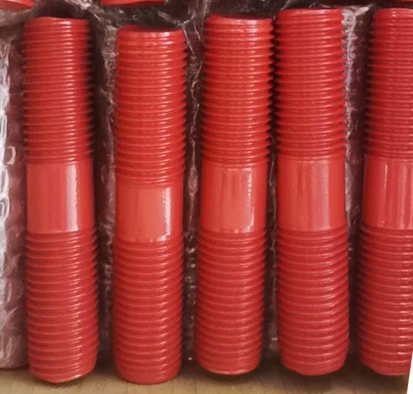 Buy cheap PTFE Double Ended Bolt / Carbon Steel Stud Bolts UNC Thread from wholesalers