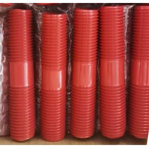 Buy cheap PTFE Double Ended Bolt / Carbon Steel Stud Bolts UNC Thread from wholesalers