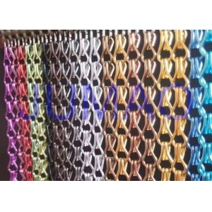 Buy cheap Aluminium Metal Chain Link Curtains Insect Fly Door Blinds Screen Pest Control from wholesalers