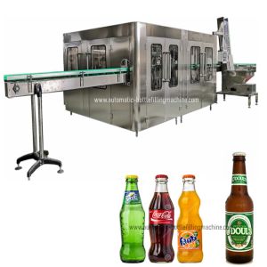 Buy cheap 8000BPH 32 Heads CSD  Glass Bottle Soda Filling Machine from wholesalers