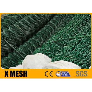 Economical Green PVC Chain Link Mesh Fencing ASTM F668
