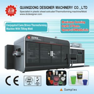 Buy cheap Auto Plastic Cup Tilting Mold Thermoforming Machine from wholesalers