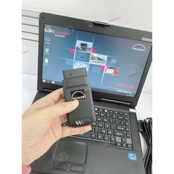 Buy cheap For MAN DIAGNOSTIC TOOL TRUCK INTERFACE Parameter Programming Device WLAN Calibration Monitoring for (M-A-N-CATS3)+CF53 Laptop from wholesalers