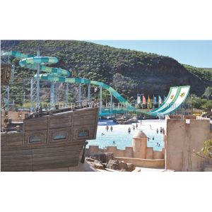 Buy cheap Outdoor Adults Swimming Pool Water Park Slides For Water Playground Equipment from wholesalers