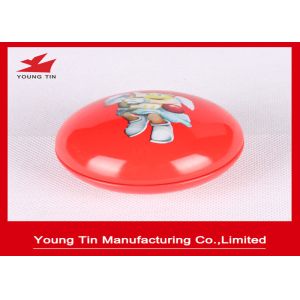 China Bean Shaped Metal Mini Tin Box CMYK Printed For Candy Sweets Packaging on sale