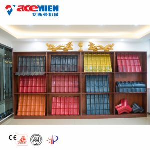 Double Screw 300kg/H 3mm Plastic Roof Tile Making Machine