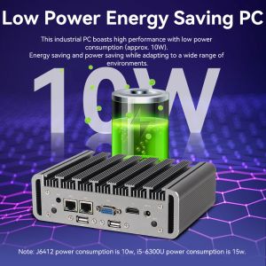Buy cheap Intel Celeron J6412 And Core i5-6200U Mini PC Fanless Industrial Support OEM And ODM from wholesalers