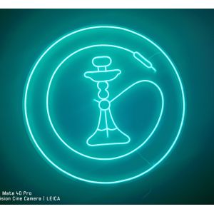China Handcrafted Hookah Neon Sign Highly Visible Hookah Cigarette Neon Sign on sale
