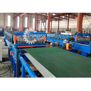 Buy cheap Metal Roll Forming Roofing Sheet Machine PPGI / GI Material With PLC Control from wholesalers