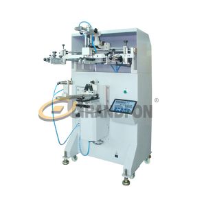 Buy cheap semi-automatic pneumatic plastic cosmetic bottle screen printing machine from wholesalers
