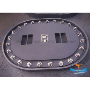 Buy cheap Manhole Marine Hatch Cover 450x350-800x600mm Long Circle Shape With M20 Bolt from wholesalers