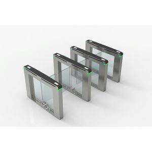 Buy cheap Swing Gate 10mm Glass Turnstile Security Systems Manual Stainless Steel from wholesalers