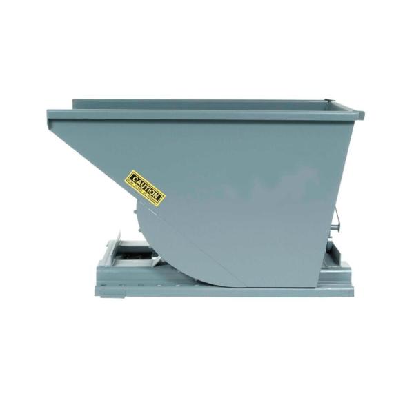 7000Lbs Self Dumping Forklift Hopper Gray Steel Dumping Hopper