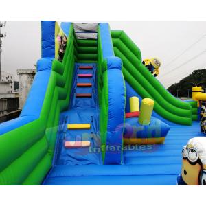 Buy cheap Fire Proof Inflatable Amusement Park Commercial Spongebob Bounce House from wholesalers