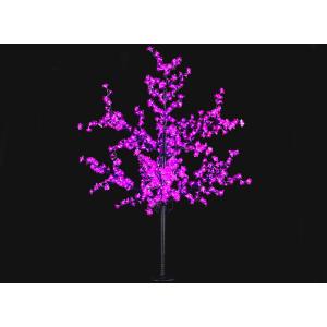 Buy cheap LED Iron Trunk flower tree lamp 1.8m color LED cherry tree lighting large landscape lamp modeling customized from wholesalers