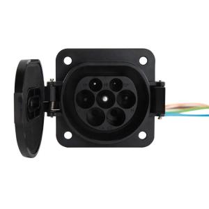 Buy cheap EVCOME Type 2 IEC 62196 Socket (250V 480V 32A) Ev Charger Connector Without Cable OEM ODM from wholesalers