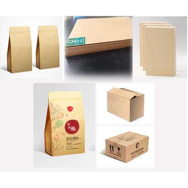 250gsm - 400gsm Good toughness FSC natural brown kraft liner paper for packing