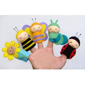 Buy cheap Garden Friends Felt Finger Puppets Plush Toys from wholesalers