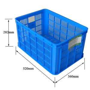 Buy cheap Collapsible Vegetable Stackable Plastic Crate Red Stacking Crates Plastic from wholesalers