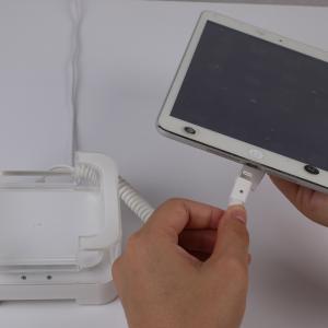 COMER 10" tablet panel computer security holder with alarm and charging