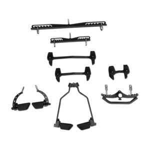 8pcs/set Gym back handle Back muscles training rowing high position low pull