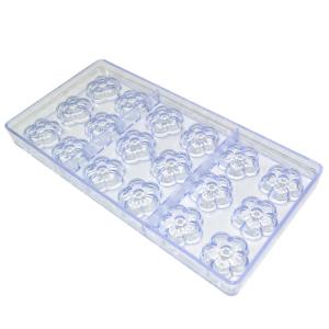 Buy cheap Polycarbonate Plastic Flower Shaped Chocolate Molds Reusable Stocked from wholesalers